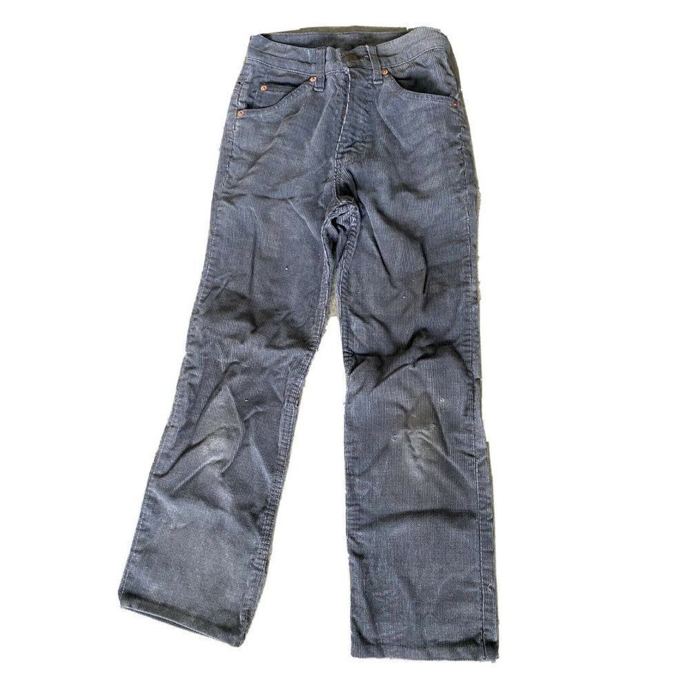 Levi Strauss Levi’s Kids Youth Boys Grey Corduroy Pants Corduroys Size 12